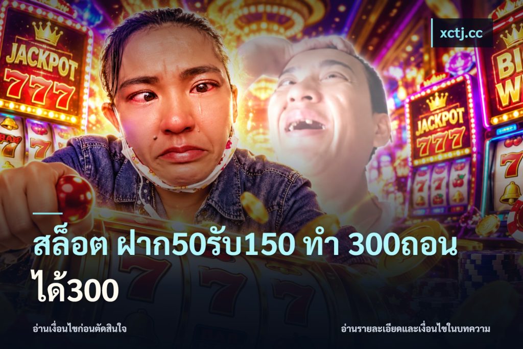 สล็อต ฝาก50รับ150 ทํา 300ถอนได้300