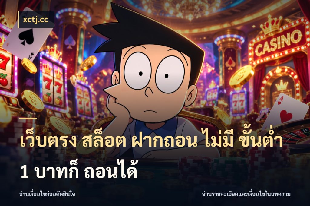 เว็บตรง สล็อต ฝากถอน ไม่มี ขั้นต่ำ 1 บาทก็ ถอนได้ xctj.cc เลือกสไตล์จากยอดและรูปแบบที่ตรงใจ