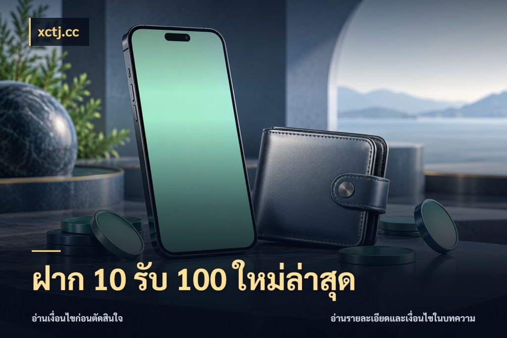 ฝาก 10 รับ 100 ใหม่ล่าสุด สายโบนัสเลือกจังหวะสนุกได้อย่างไร สไตล์ xctj.cc