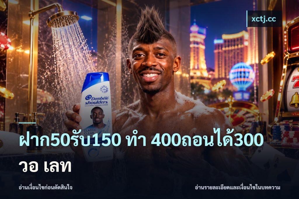 ฝาก50รับ150 ทํา 400ถอนได้300 วอ เลท