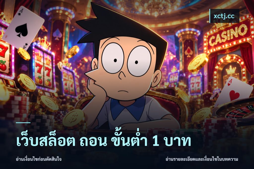 เว็บสล็อต ถอน ขั้นต่ํา 1 บาท
