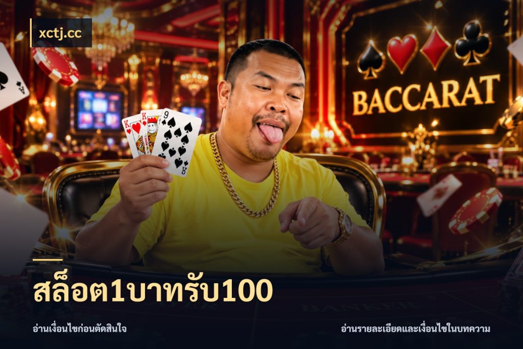 สล็อต1บาทรับ100 xctj.cc ยอดฝากและยอดรับในมุมของคนชอบลุ้น