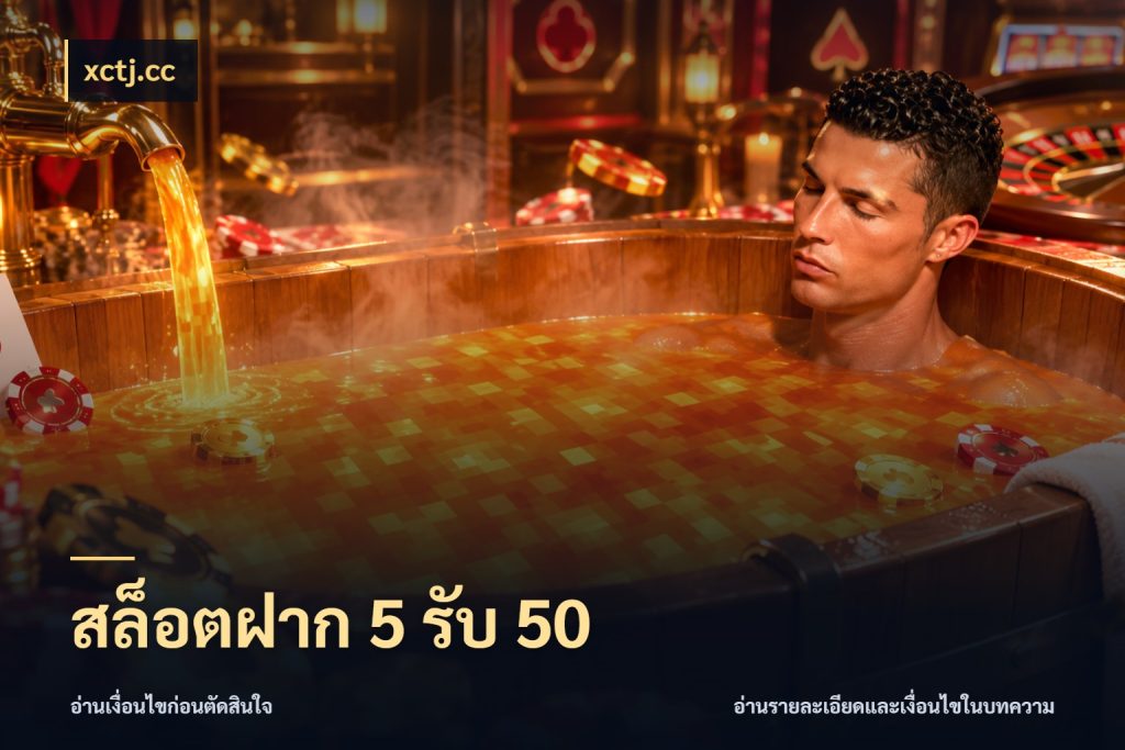 สล็อตฝาก 5 รับ 50 โปรกับเกมที่ชอบเลือกให้ตรงสไตล์ กับ xctj.cc