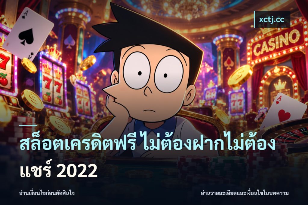 สล็อตเครดิตฟรี ไม่ต้องฝากไม่ต้องแชร์ 2022
