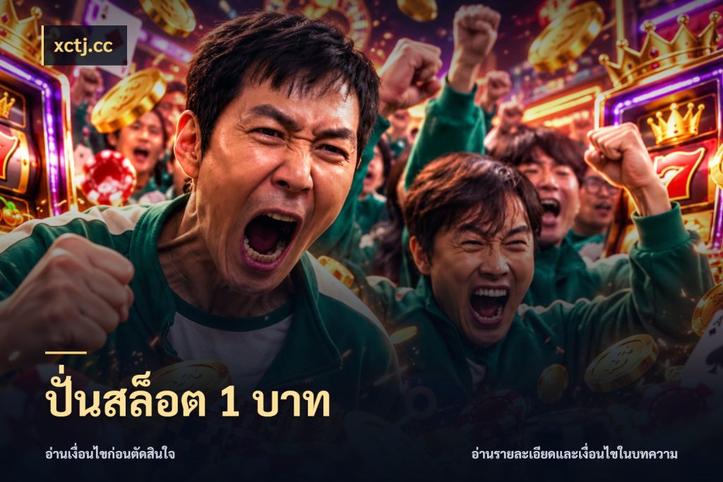 ปั่นสล็อต 1 บาท ยอดเริ่มต้นน่าจับตากับสิทธิ์ที่เกี่ยวข้อง ในมุม xctj.cc