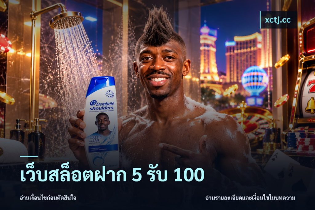 เว็บสล็อตฝาก 5 รับ 100