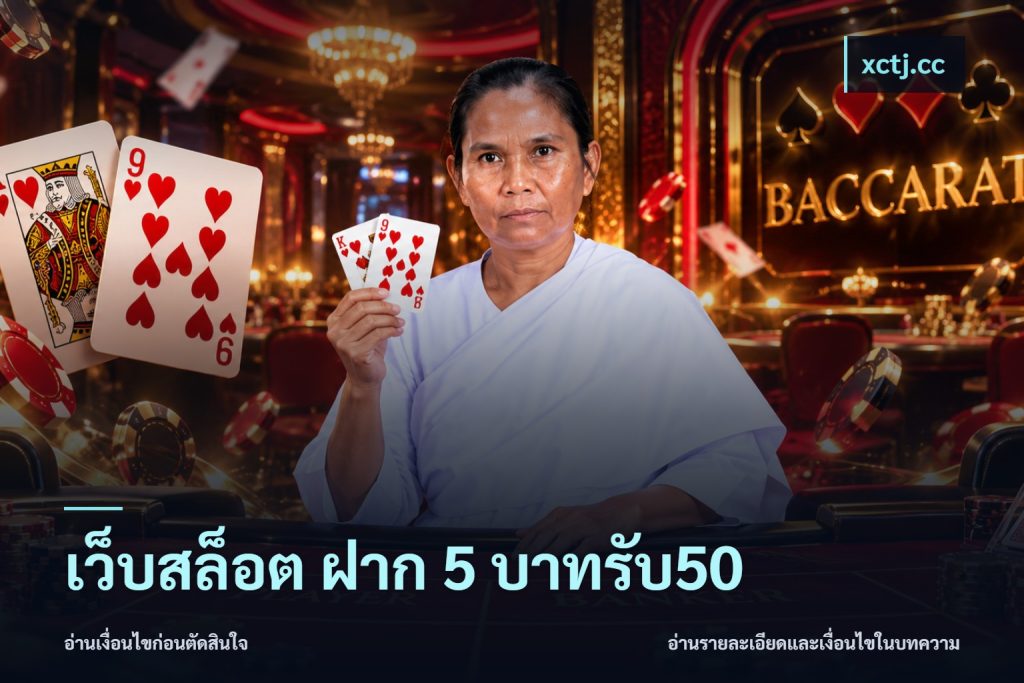 เว็บสล็อต ฝาก 5 บาทรับ50