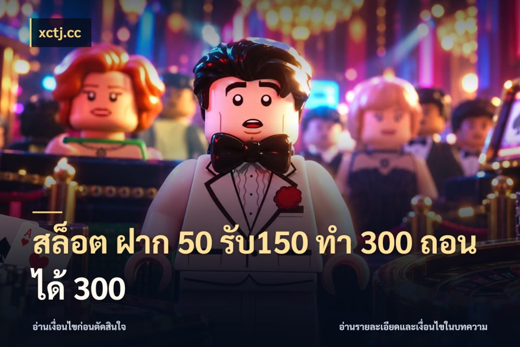 สล็อต ฝาก 50 รับ150 ทํา 300 ถอนได้ 300 xctj.cc จุดเด่นของเครดิตที่คนชอบเกมอยากรู้