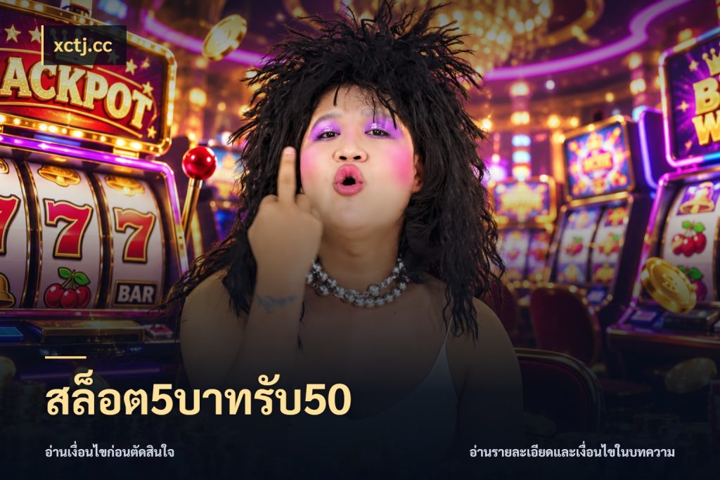 สล็อต5บาทรับ50 xctj.cc รูปแบบโบนัสกับสิทธิ์ของสายเกม