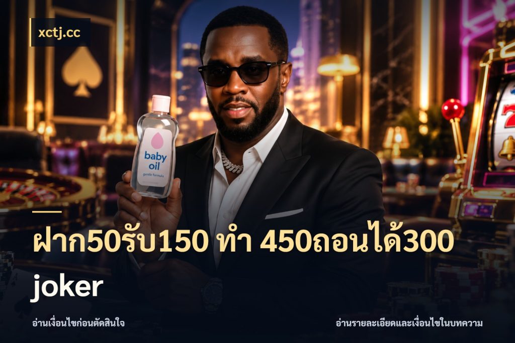 ฝาก50รับ150 ทํา 450ถอนได้300 joker xctj.cc สายโบนัสเลือกจังหวะสนุกได้อย่างไร