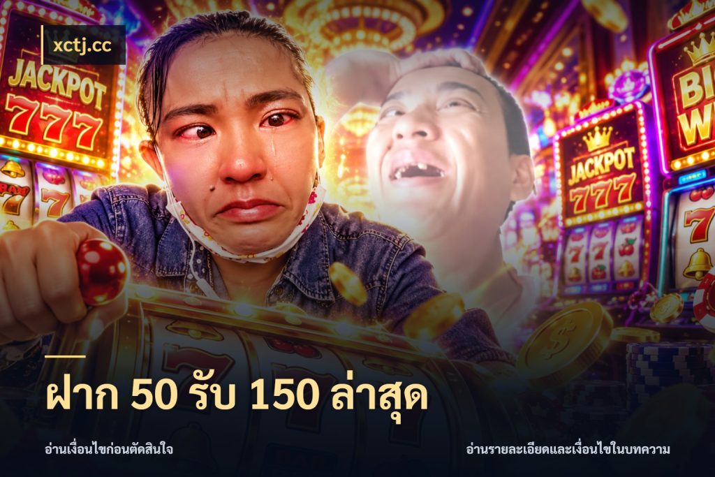 ฝาก 50 รับ 150 ล่าสุด xctj.cc จับคู่โบนัสกับสไตล์เกมที่ชอบ