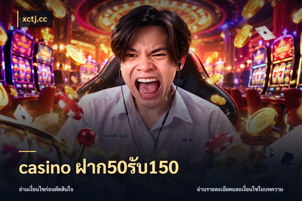 casino ฝาก50รับ150 xctj.cc จับประเด็นยอดรับก่อนเลือกความสนุก