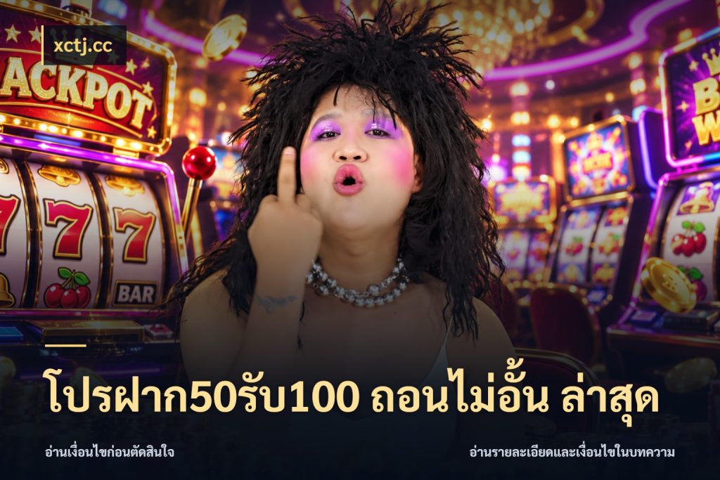 โปรฝาก50รับ100 ถอนไม่อั้น ล่าสุด ยอดฝากและยอดรับในมุมของคนชอบลุ้น ในมุม xctj.cc