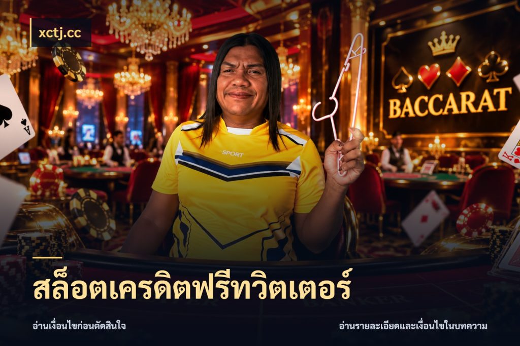 สล็อตเครดิตฟรีทวิตเตอร์ xctj.cc เครดิตฟรีกับจังหวะลุ้นที่คุณเลือก