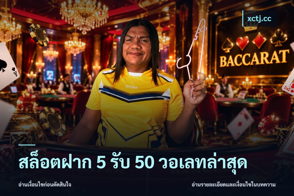 สล็อตฝาก 5 รับ 50 วอเลทล่าสุด