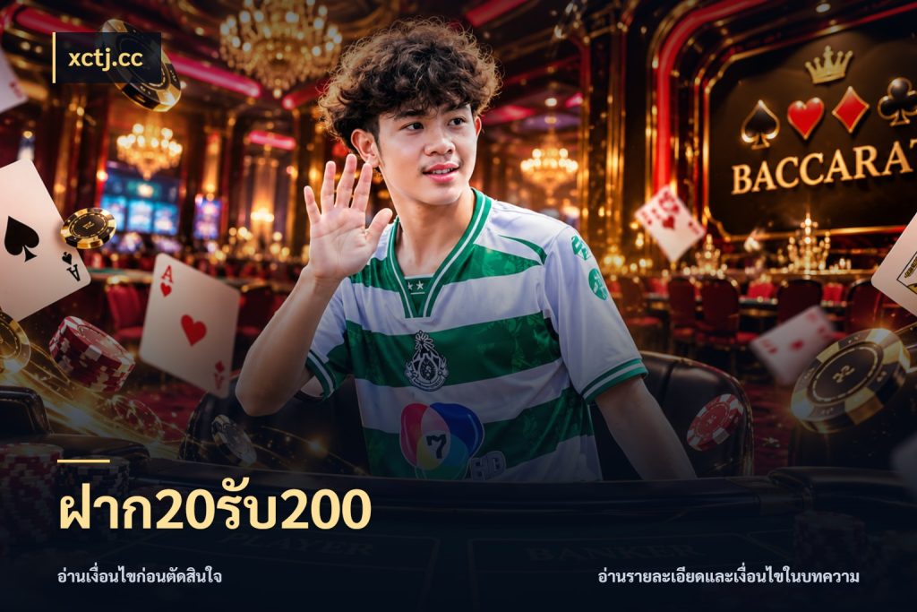 ฝาก20รับ200 สายโบนัสเลือกจังหวะสนุกได้อย่างไร สไตล์ xctj.cc
