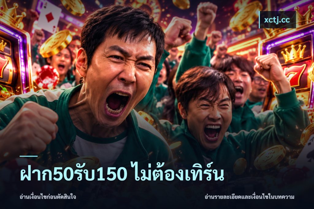 ฝาก50รับ150 ไม่ต้องเทิร์น