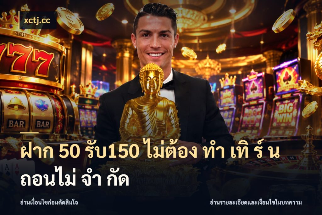 ฝาก 50 รับ150 ไม่ต้อง ทํา เทิ ร์ น ถอนไม่ จํา กัด ยอดฝากและยอดรับในมุมของคนชอบลุ้น สไตล์ xctj.cc