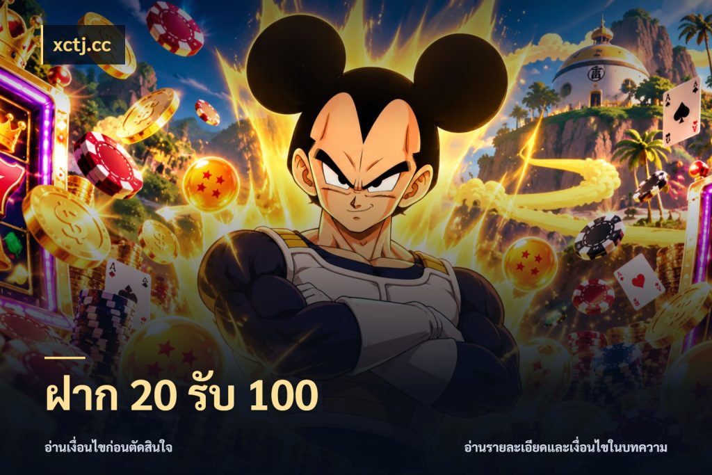 ฝาก 20 รับ 100 จับคู่โบนัสกับสไตล์เกมที่ชอบ กับ xctj.cc