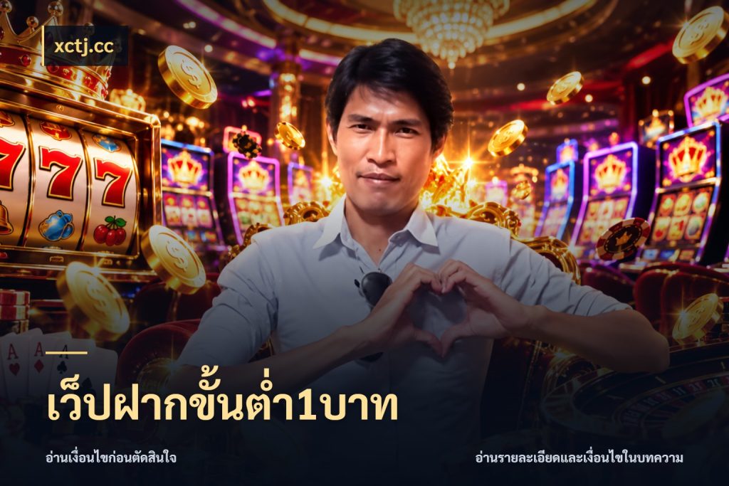 เว็ปฝากขั้นต่ำ1บาท เปิดมุมยอดเริ่มต้นสำหรับคนชอบเกม กับ xctj.cc