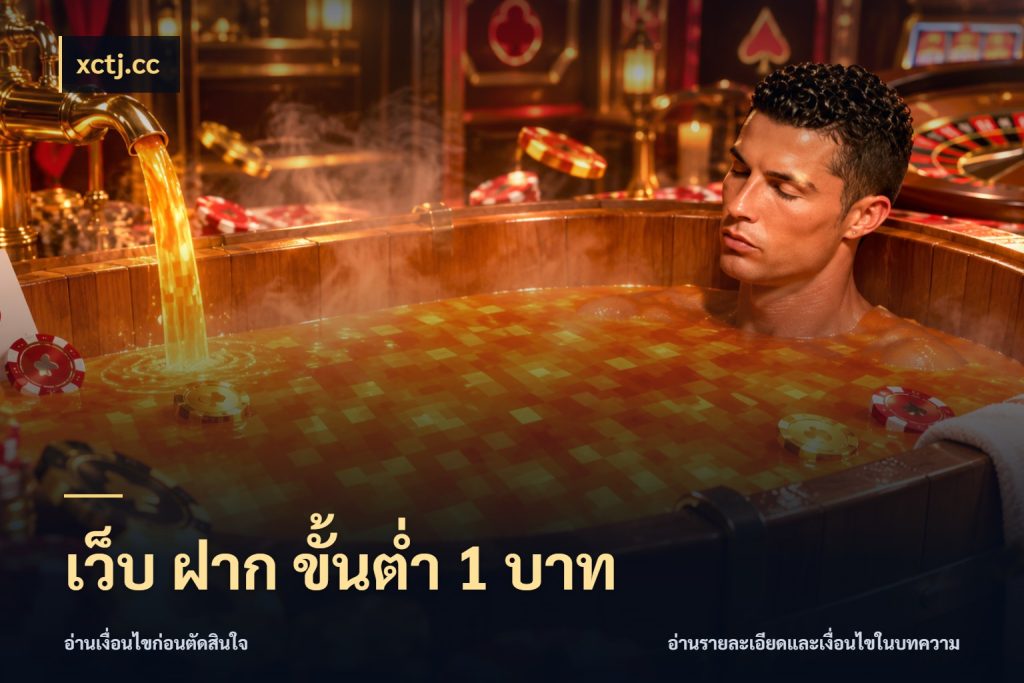 เว็บ ฝาก ขั้นต่ำ 1 บาท ยอดเริ่มต้นน่าจับตากับสิทธิ์ที่เกี่ยวข้อง ในมุม xctj.cc