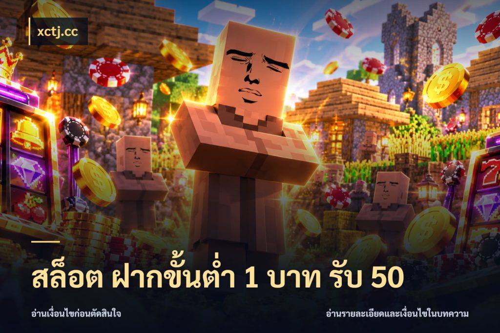 สล็อต ฝากขั้นต่ำ 1 บาท รับ 50 สนุกกับตัวเลือกโปรในสไตล์ของคุณ ในมุม xctj.cc