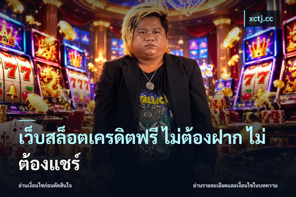 เว็บสล็อตเครดิตฟรี ไม่ต้องฝาก ไม่ต้องแชร์