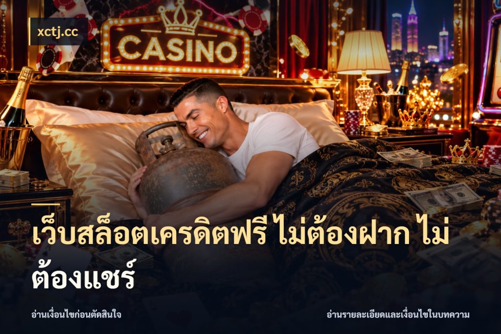 เว็บสล็อตเครดิตฟรี ไม่ต้องฝาก ไม่ต้องแชร์ เปิดประเด็นเครดิตฟรีสำหรับคนชอบลุ้น ในมุม xctj.cc