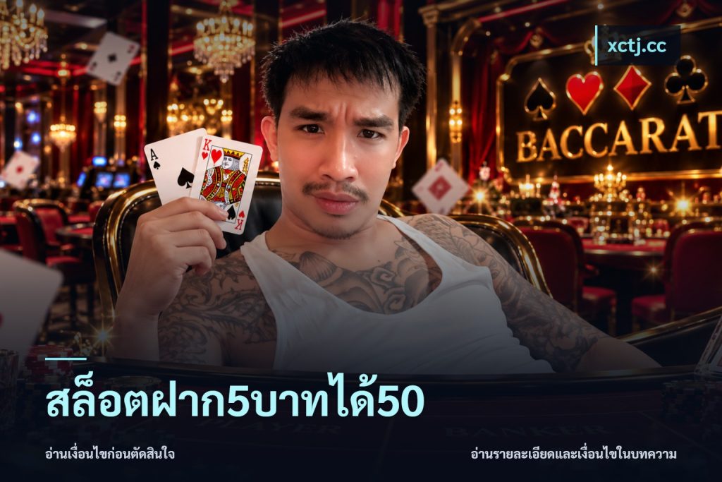 สล็อตฝาก5บาทได้50