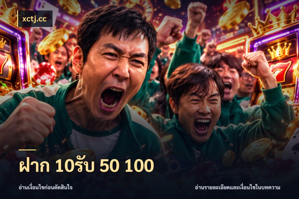 ฝาก 10รับ 50 100 xctj.cc โปรกับเกมที่ชอบเลือกให้ตรงสไตล์