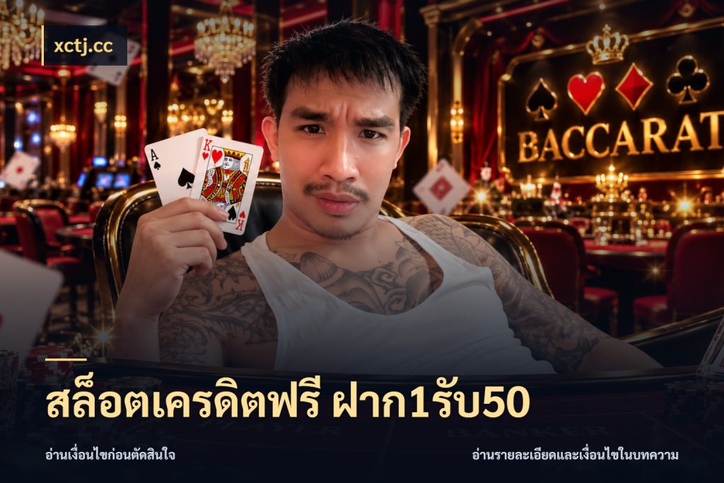 สล็อตเครดิตฟรี ฝาก1รับ50 สนุกกับตัวเลือกโปรในสไตล์ของคุณ ในมุม xctj.cc