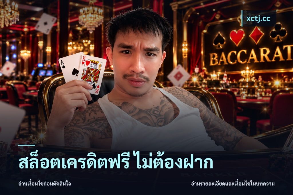 สล็อตเครดิตฟรี ไม่ต้องฝาก