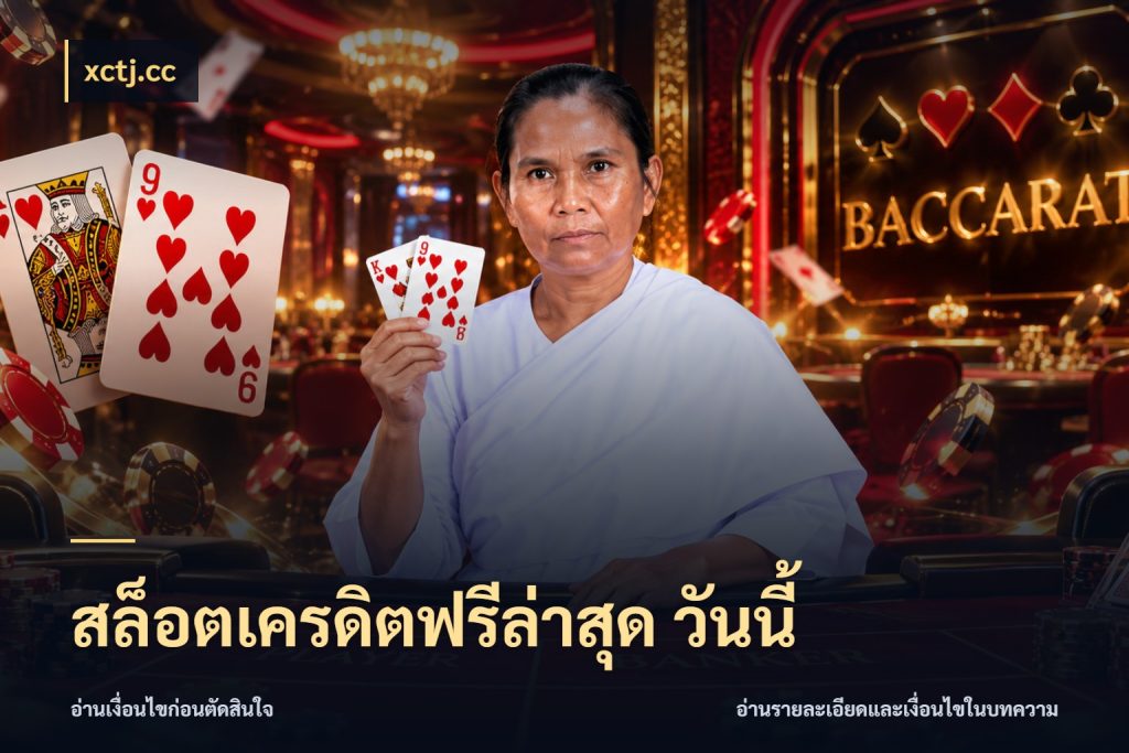 สล็อตเครดิตฟรีล่าสุด วันนี้ เครดิตฟรีในมุมที่สายโบนัสสนใจ สไตล์ xctj.cc