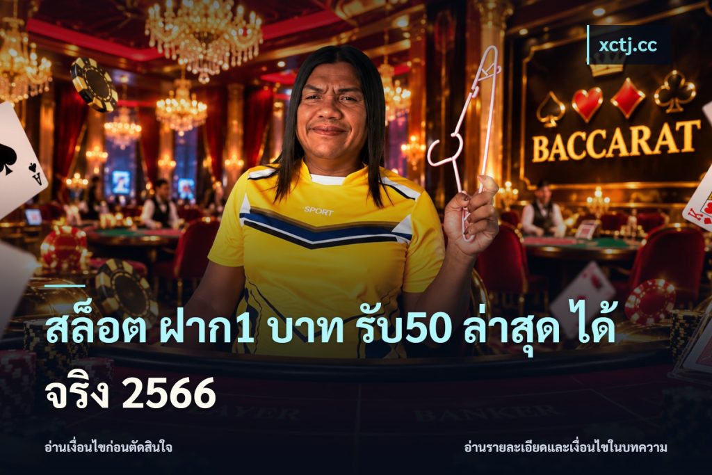 สล็อต ฝาก1 บาท รับ50 ล่าสุด ได้ จริง 2566