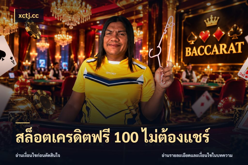 สล็อตเครดิตฟรี 100 ไม่ต้องแชร์ รู้จักยอดและขอบเขตของเครดิตฟรี สไตล์ xctj.cc