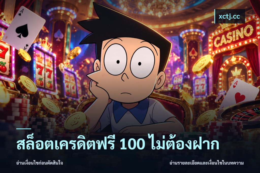 สล็อตเครดิตฟรี 100 ไม่ต้องฝาก