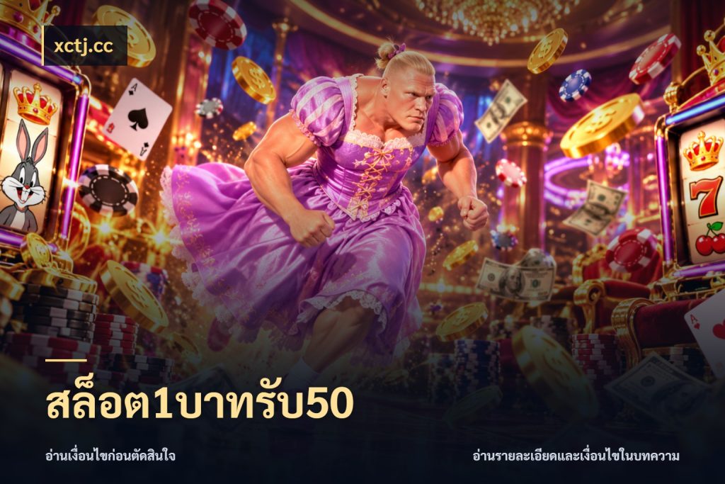 สล็อต1บาทรับ50 xctj.cc ยอดฝากและยอดรับในมุมของคนชอบลุ้น