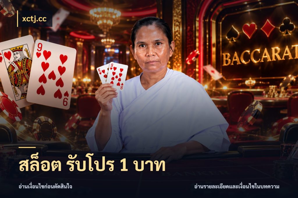 สล็อต รับโปร 1 บาท xctj.cc เงินตั้งต้นกับความสนุกที่คุณกำหนด