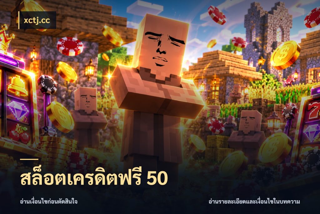 สล็อตเครดิตฟรี 50 เปิดประเด็นเครดิตฟรีสำหรับคนชอบลุ้น ในมุม xctj.cc