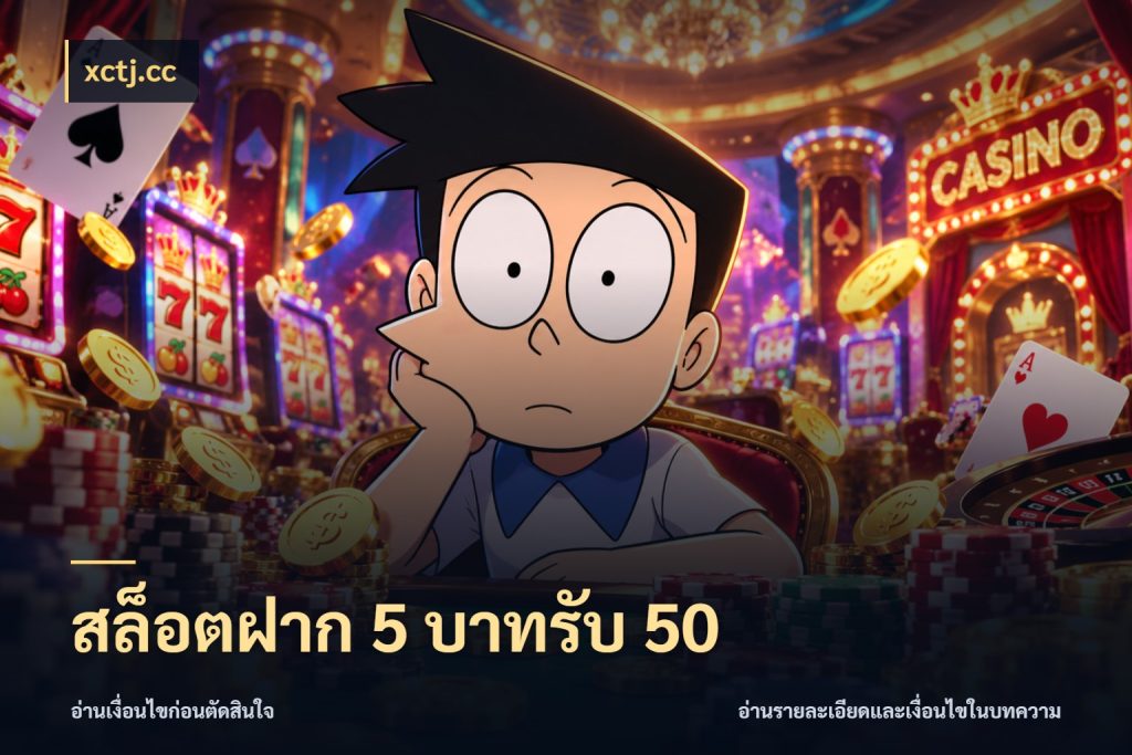 สล็อตฝาก 5 บาทรับ 50 จับประเด็นยอดรับก่อนเลือกความสนุก สไตล์ xctj.cc