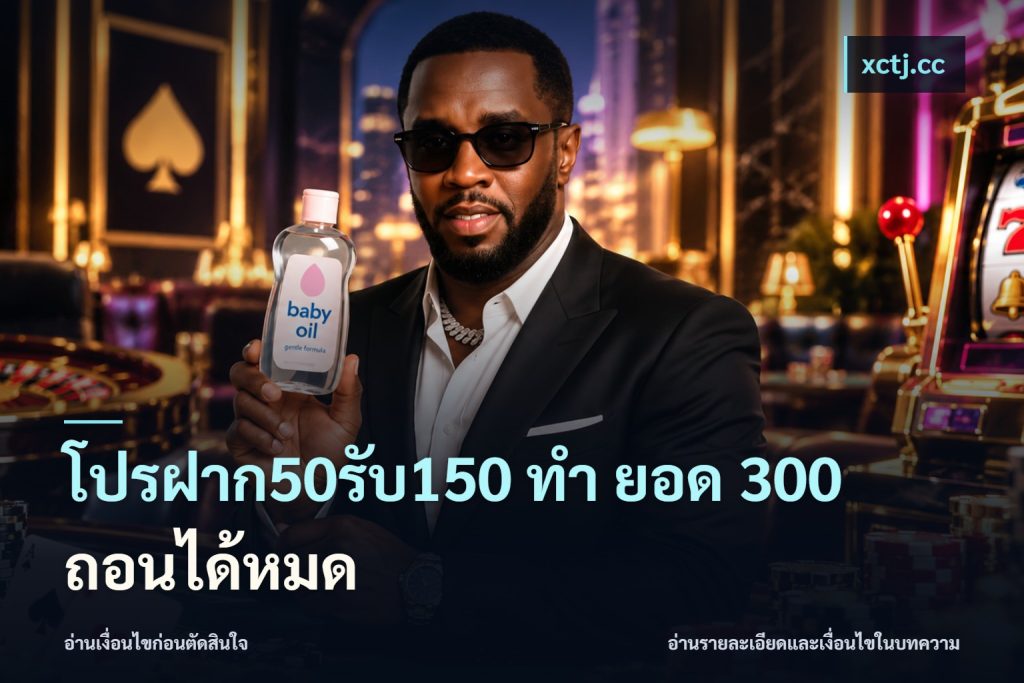 โปรฝาก50รับ150 ทํา ยอด 300 ถอนได้หมด