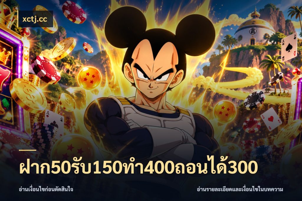 ฝาก50รับ150ทํา400ถอนได้300 โปรกับเกมที่ชอบเลือกให้ตรงสไตล์ สไตล์ xctj.cc