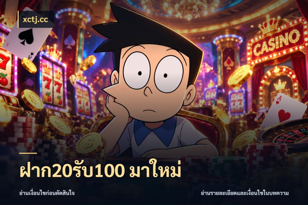 ฝาก20รับ100 มาใหม่ รูปแบบโบนัสกับสิทธิ์ของสายเกม กับ xctj.cc