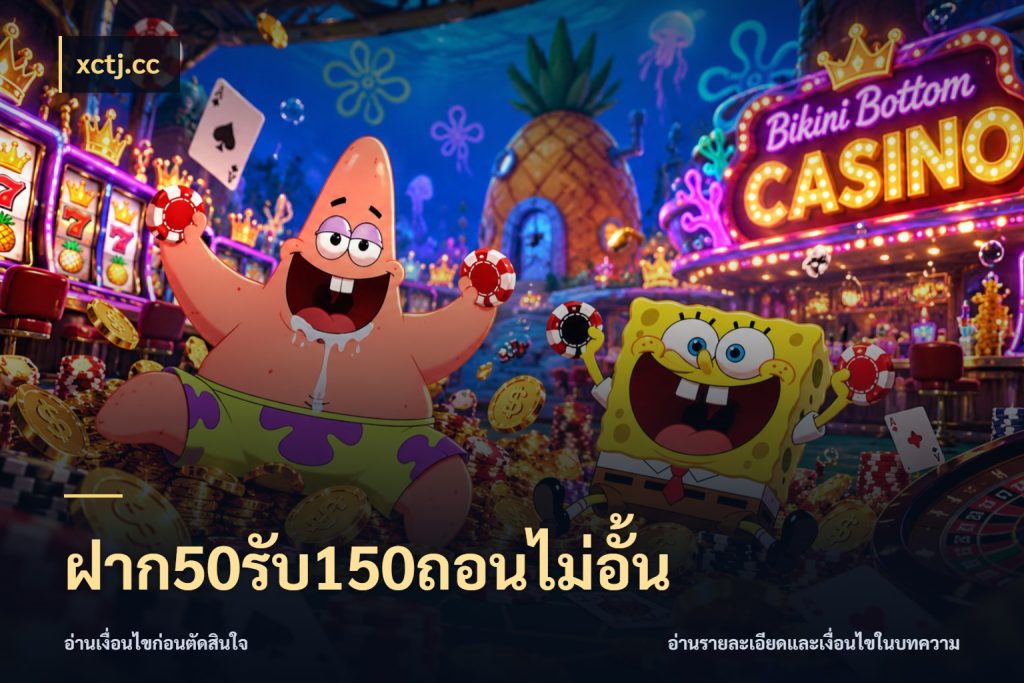 ฝาก50รับ150ถอนไม่อั้น xctj.cc จับคู่โบนัสกับสไตล์เกมที่ชอบ