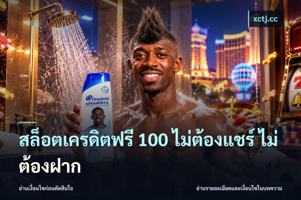 สล็อตเครดิตฟรี 100 ไม่ต้องแชร์ ไม่ต้องฝาก