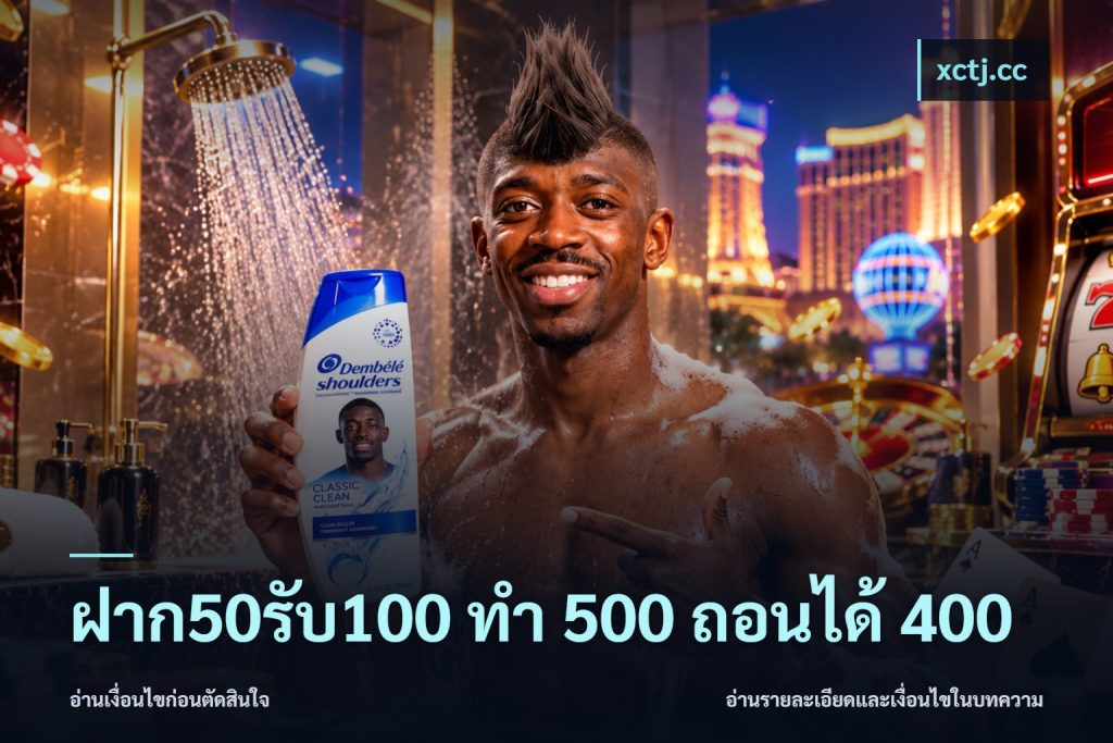 ฝาก50รับ100 ทํา 500 ถอนได้ 400