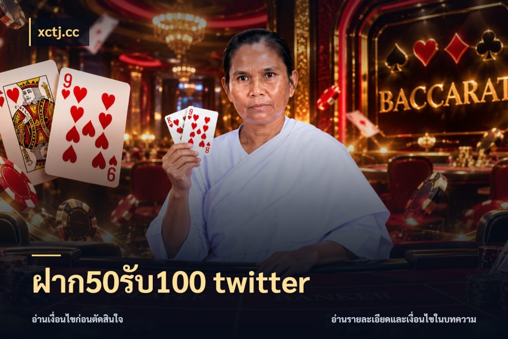 ฝาก50รับ100 twitter จุดเด่นของเครดิตที่คนชอบเกมอยากรู้ ในมุม xctj.cc