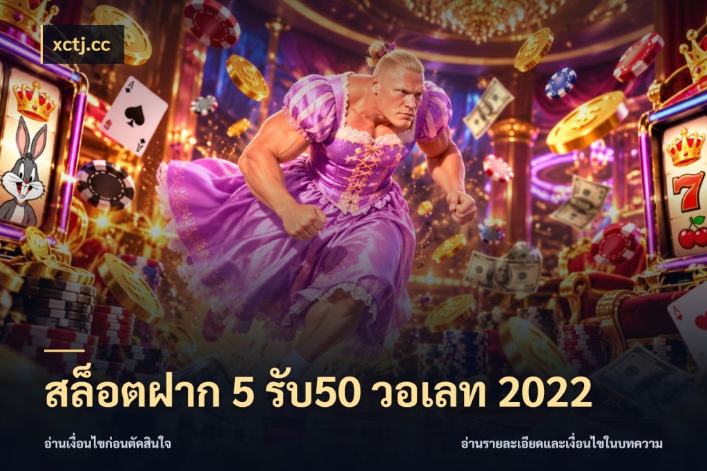 สล็อตฝาก 5 รับ50 วอเลท 2022 รูปแบบโบนัสกับสิทธิ์ของสายเกม สไตล์ xctj.cc