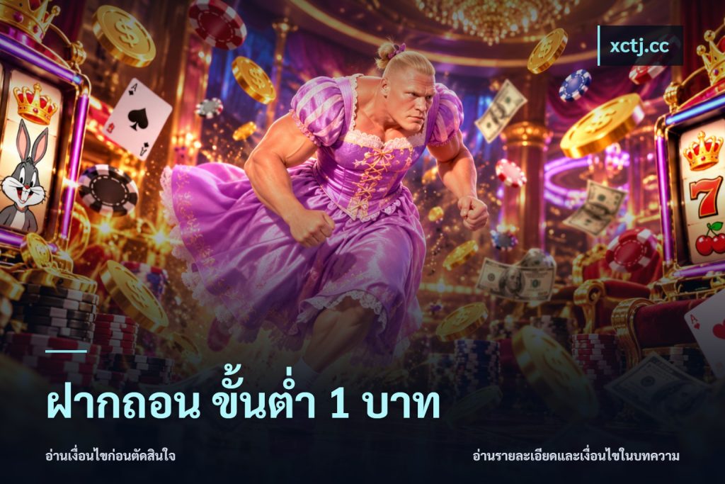 ฝากถอน ขั้นต่ำ 1 บาท