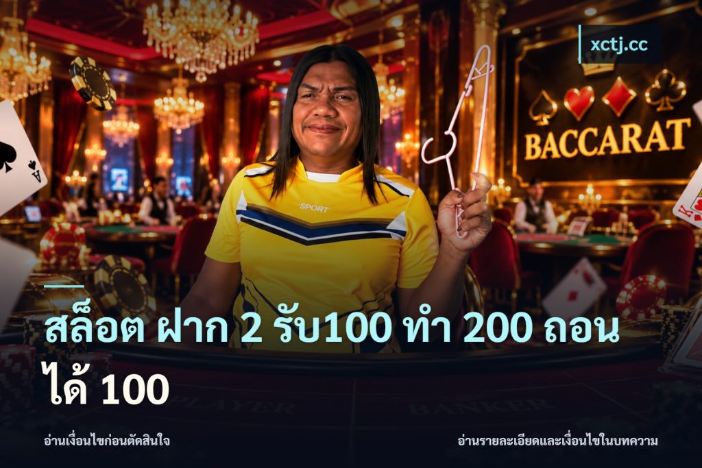 สล็อต ฝาก 2 รับ100 ทํา 200 ถอนได้ 100